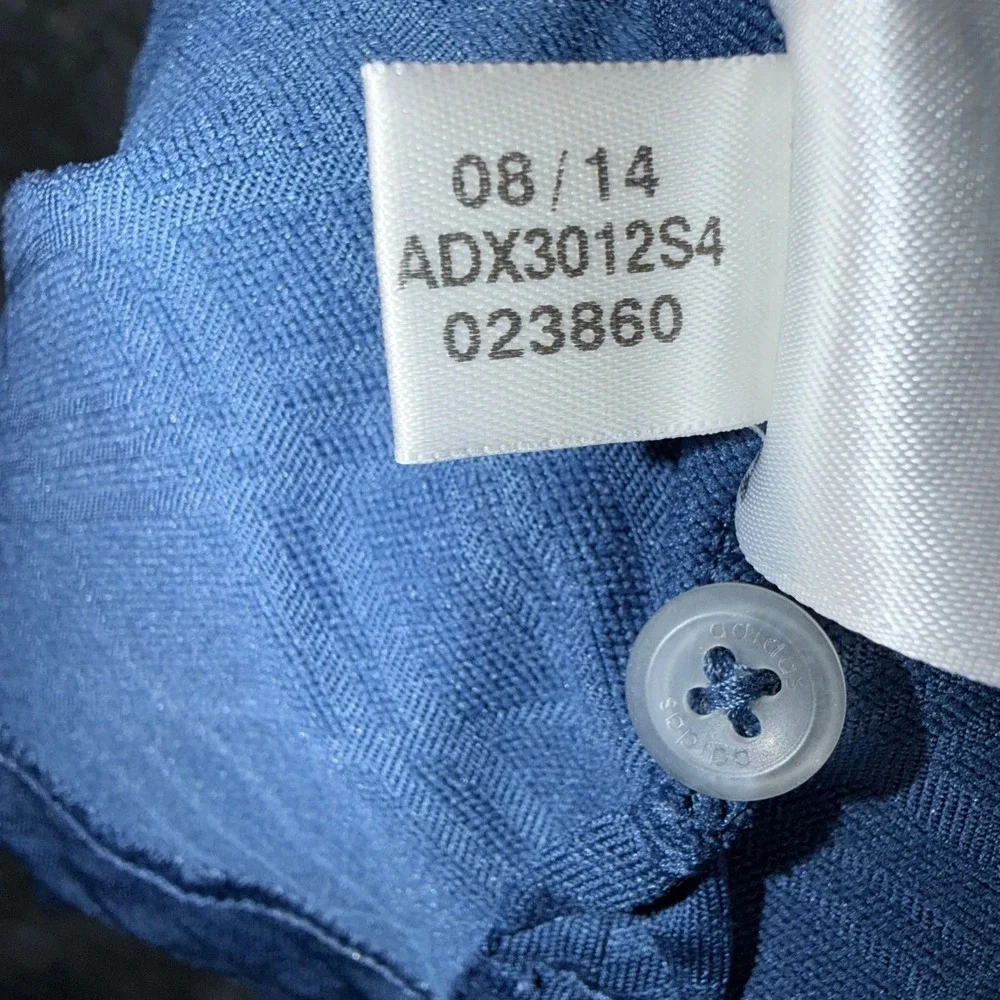 Adidas Mens Puremotion Golf Polo Shirt Size 4XL‎ Blue Short Sleeve